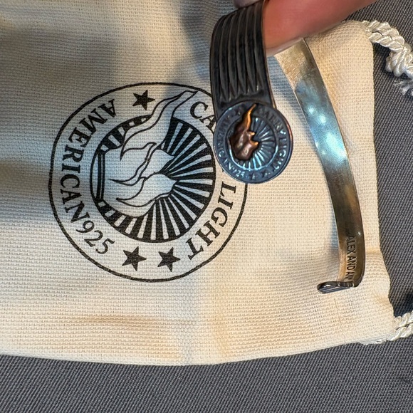 NWT Alex and Ani Liberty Copper Cuff Bracelet - Picture 11 of 12